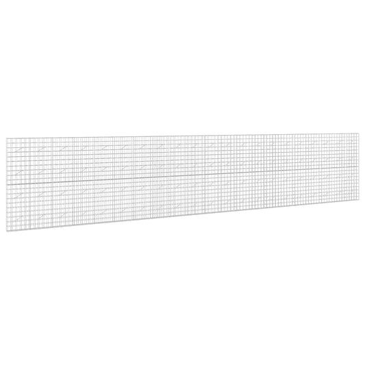 vidaXL Gabion with 3.5 mm Wire and 10x10 cm Mesh 1050x10x200 cm 2