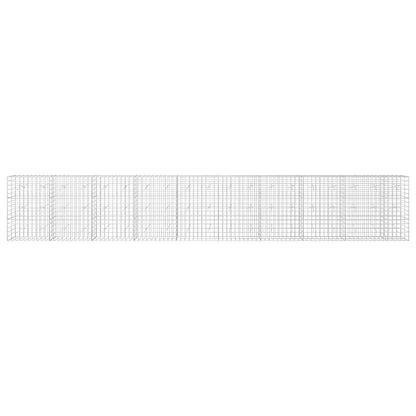 vidaXL Gabion with 3.5 mm Wire and 10x10 cm Mesh 950x20x150 cm 3