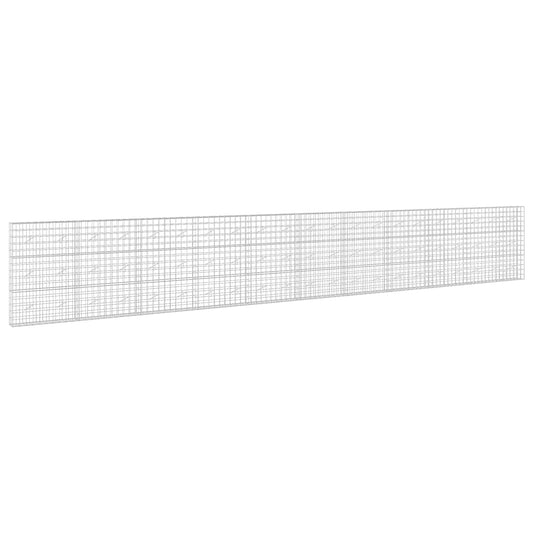 Gabion with 3.5 mm Wire and 10x10 cm Mesh 1050x20x150 cm Height 150 cm Thickness 20 cm 1050–1200 cm 1050 cm