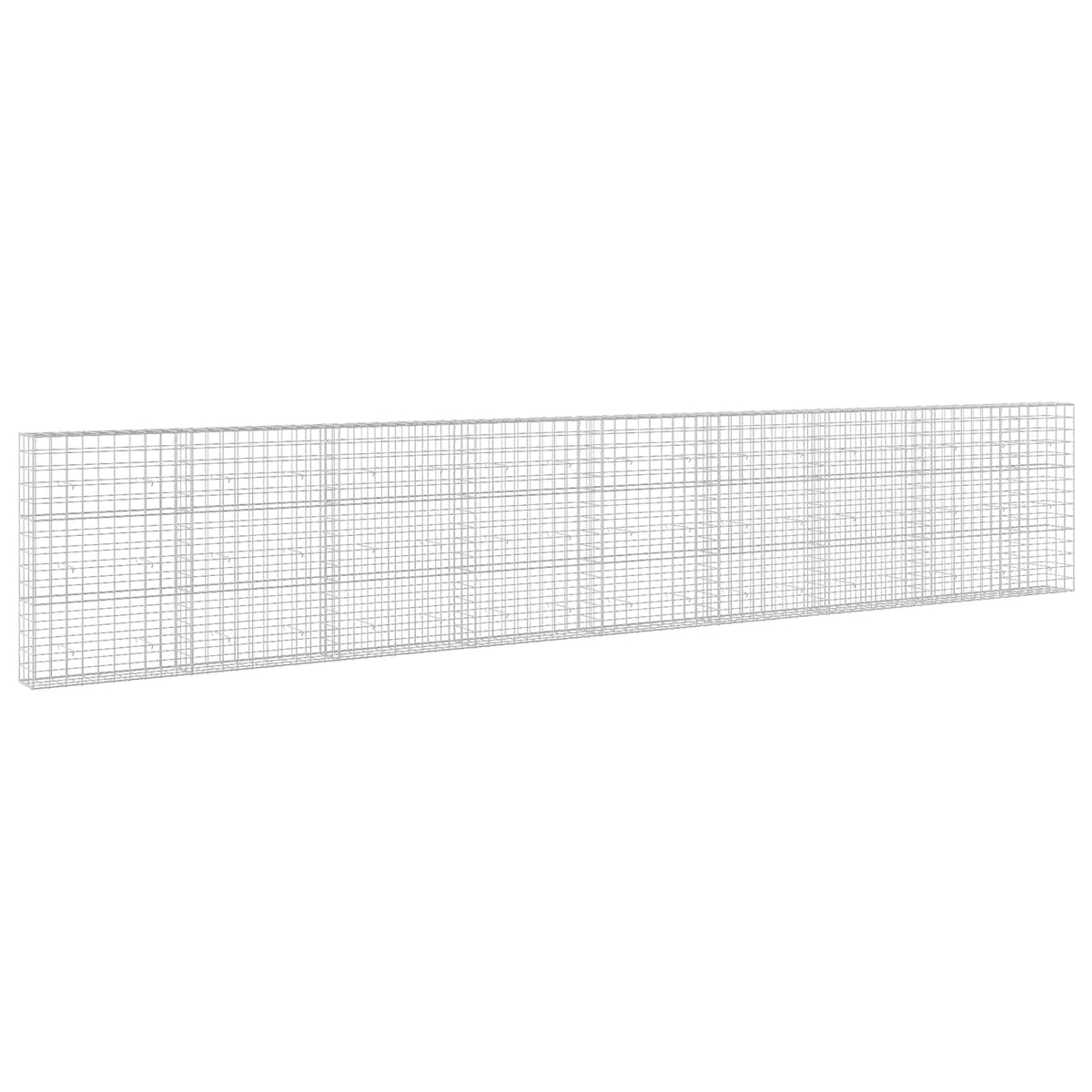 vidaXL Gabion with 3.5 mm Wire and 10x10 cm Mesh 850x30x150 cm 2