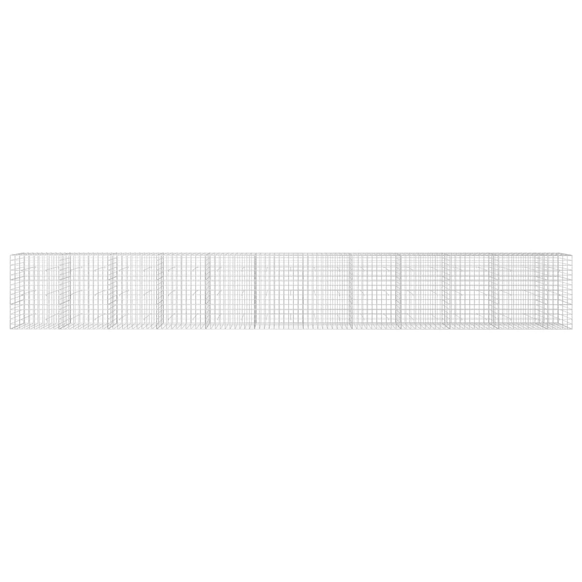 Gabion with 3.5 mm Wire and 10x10 cm Mesh 1050x30x150 cm Height 150 cm Thickness 30 cm 1050–1200 cm 1150 cm