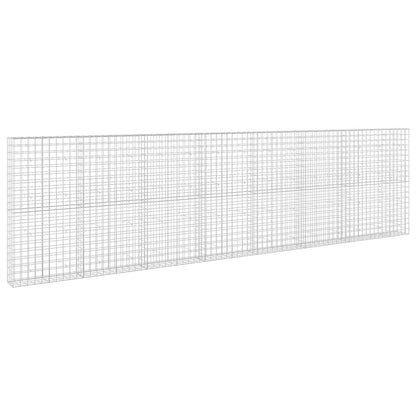 vidaXL Gabion with 3.5 mm Wire and 10x10 cm Mesh 750x30x200 cm 2