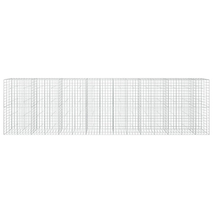 vidaXL Gabion with 3.5 mm Wire and 10x10 cm Mesh 750x30x200 cm 3