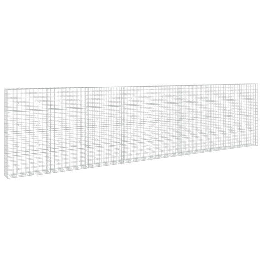 vidaXL Gabion with 3.5 mm Wire and 10x10 cm Mesh 800x30x200 cm 2