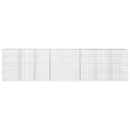 vidaXL Gabion with 3.5 mm Wire and 10x10 cm Mesh 800x30x200 cm 3