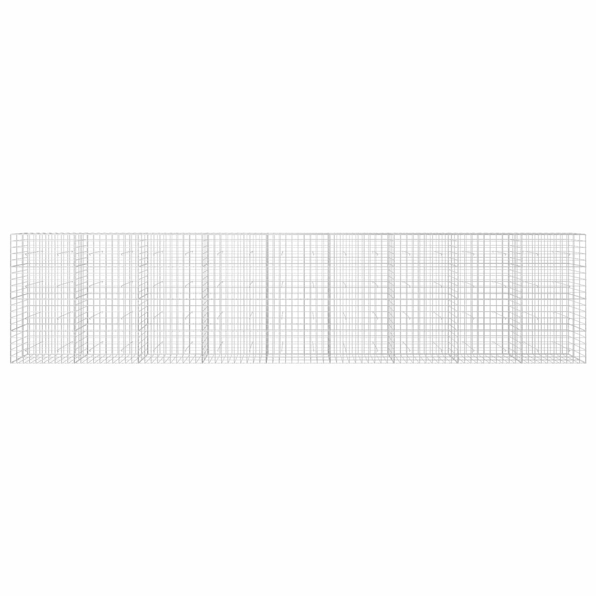 vidaXL Gabion with 3.5 mm Wire and 10x10 cm Mesh 900x30x200 cm 3