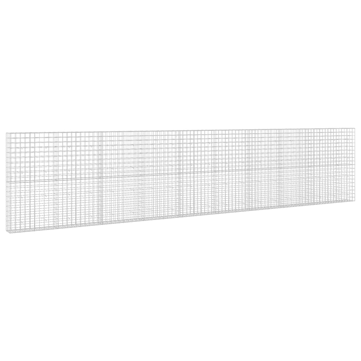 vidaXL Gabion with 3.5 mm Wire and 10x10 cm Mesh 950x30x200 cm 2