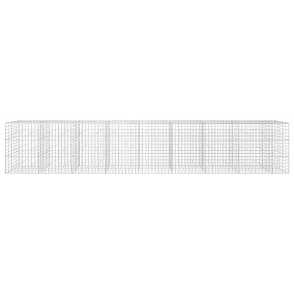 vidaXL Gabion with 3.5 mm Wire and 10x10 cm Mesh 850x50x150 cm 3