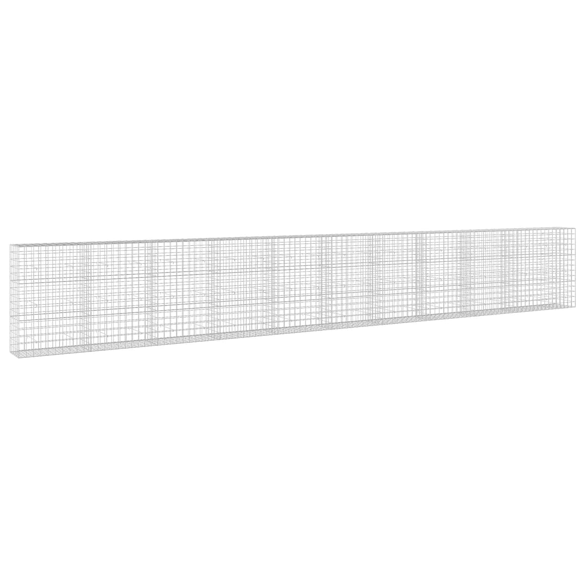 vidaXL Gabion with 3.5 mm Wire and 10x10 cm Mesh 1050x50x150 cm 2