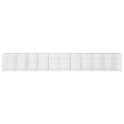 vidaXL Gabion with 3.5 mm Wire and 10x10 cm Mesh 1050x50x150 cm 3