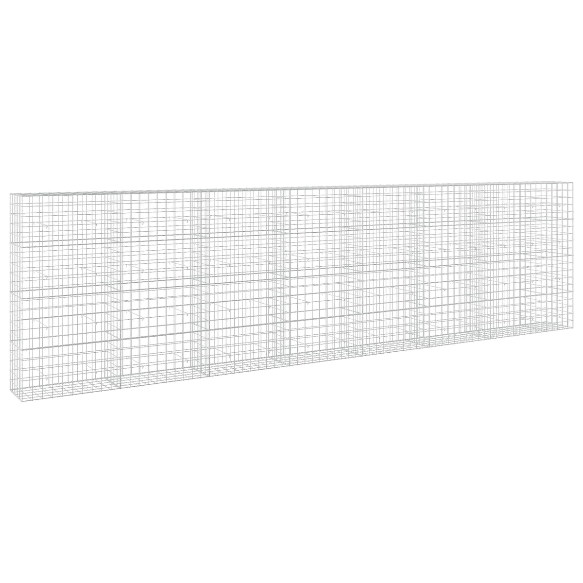 vidaXL Gabion with 3.5 mm Wire and 10x10 cm Mesh 750x50x200 cm 2