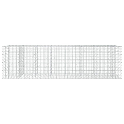 vidaXL Gabion with 3.5 mm Wire and 10x10 cm Mesh 750x50x200 cm 3