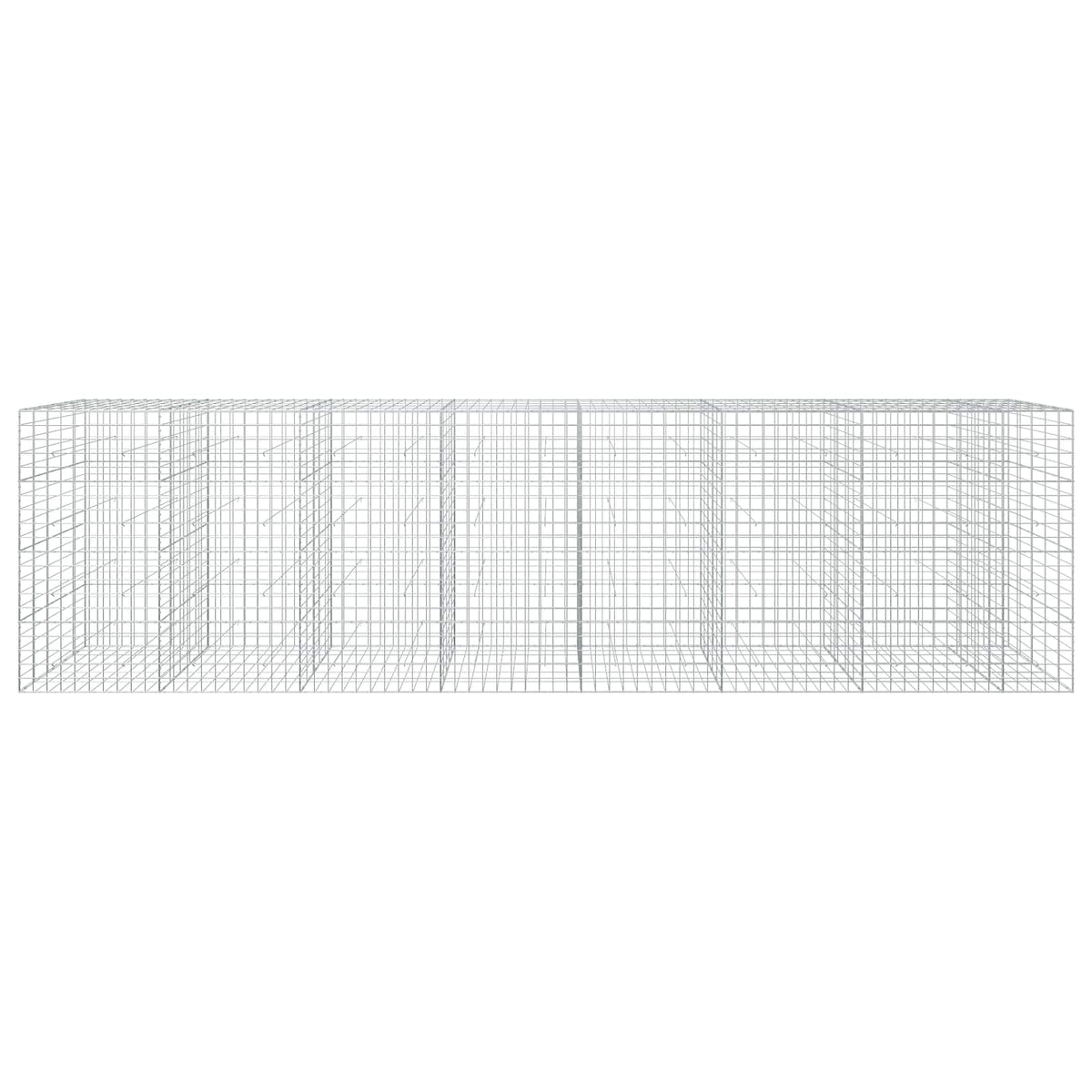 Gabion with 3.5 mm Wire and 10x10 cm Mesh 50x50x200 cm Height 200 cm Thickness 50 cm 50–1000 cm 750 cm