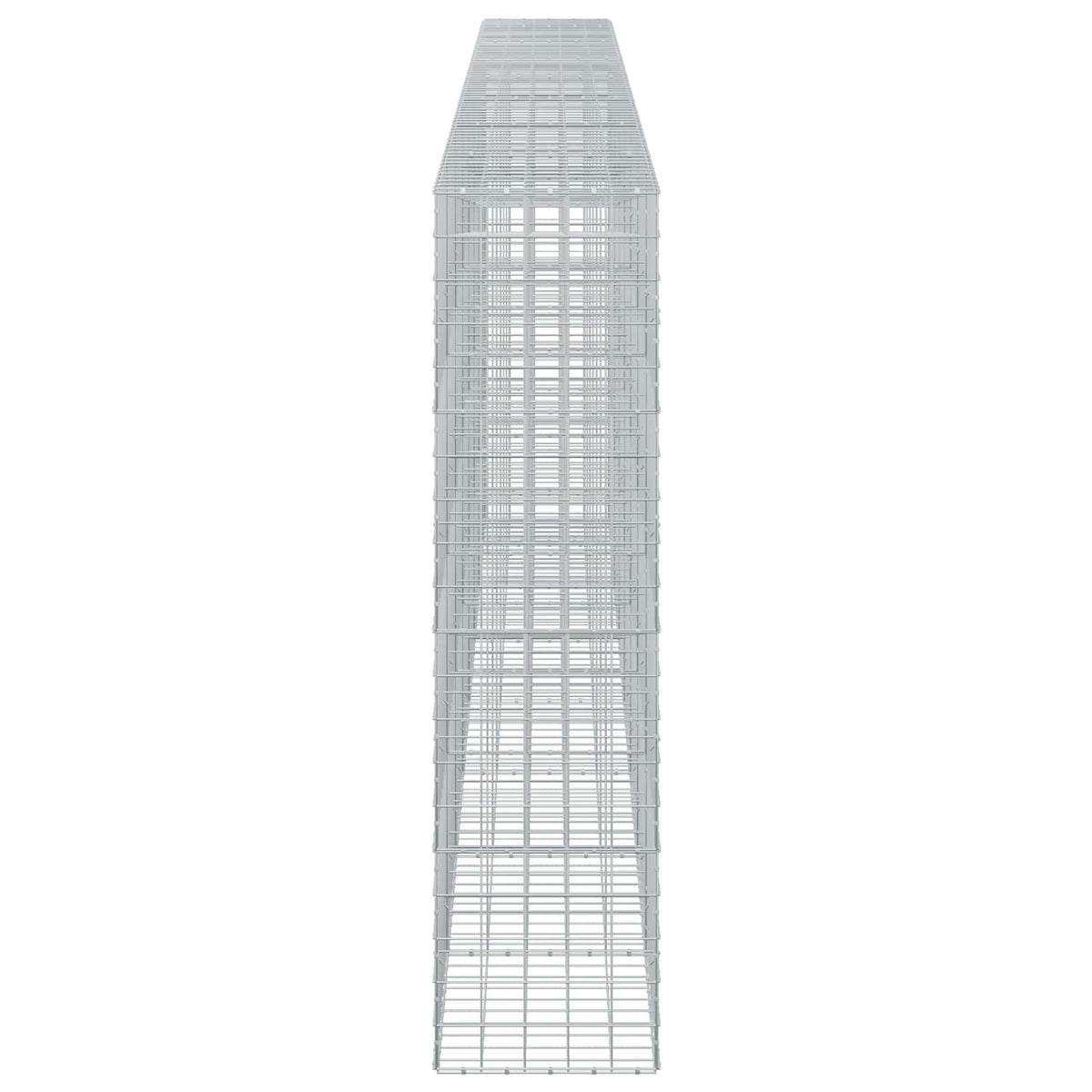 vidaXL Gabion with 3.5 mm Wire and 10x10 cm Mesh 750x50x200 cm 4