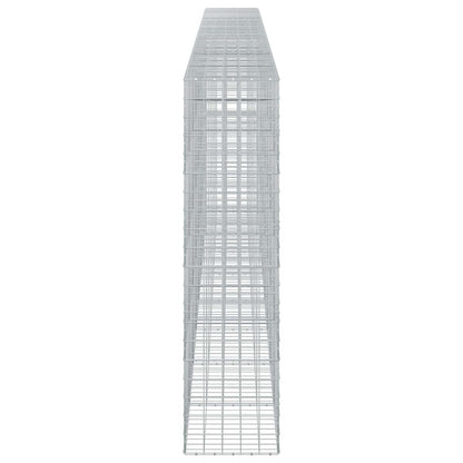 vidaXL Gabion with 3.5 mm Wire and 10x10 cm Mesh 800x50x200 cm 4