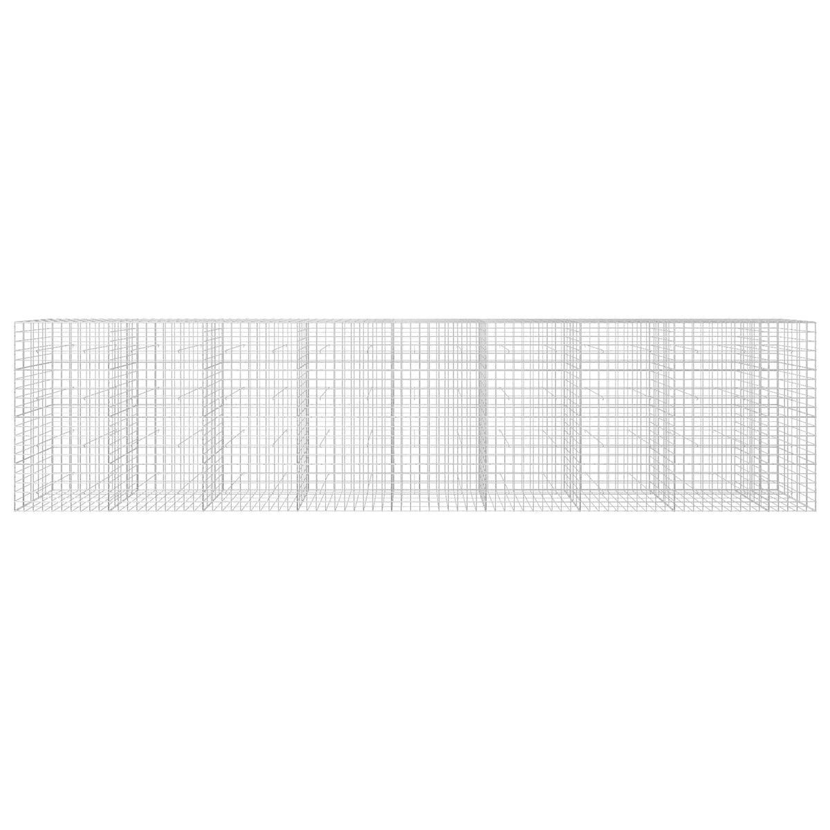 Gabion with 3.5 mm Wire and 10x10 cm Mesh 50x50x200 cm Height 200 cm Thickness 50 cm 50–1000 cm 850 cm
