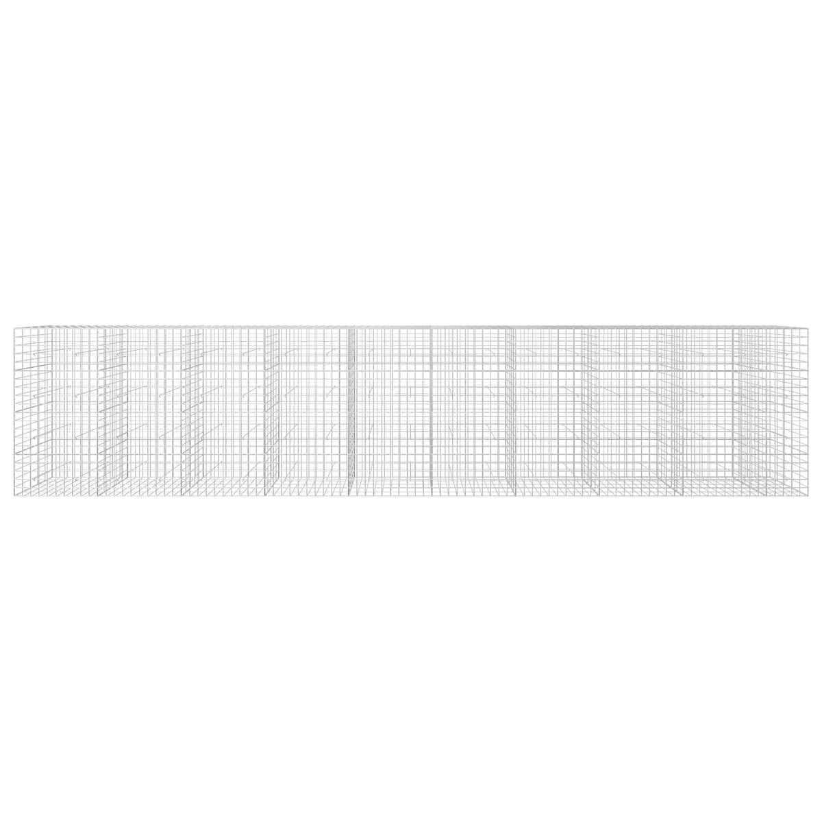 Gabion with 3.5 mm Wire and 10x10 cm Mesh 50x50x200 cm Height 200 cm Thickness 50 cm 50–1000 cm 950 cm