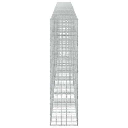 vidaXL Gabion with 3.5 mm Wire and 10x10 cm Mesh 950x50x200 cm 4