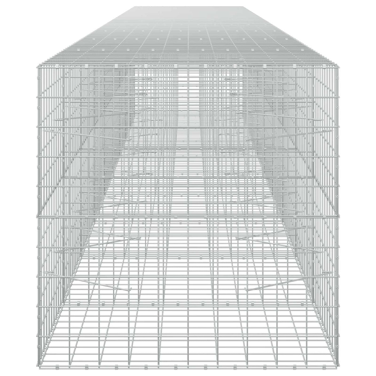 vidaXL Gabion with 3.5 mm Wire and 10x10 cm Mesh 900x100x100 cm 4