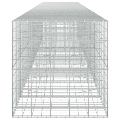 vidaXL Gabion with 3.5 mm Wire and 10x10 cm Mesh 900x100x100 cm 4
