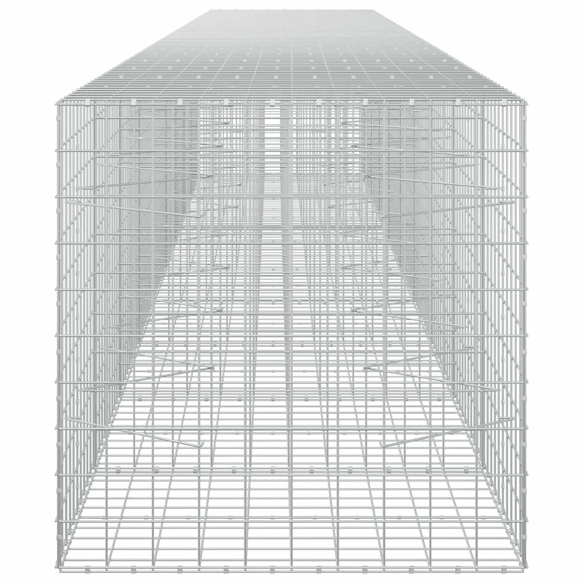 vidaXL Gabion with 3.5 mm Wire and 10x10 cm Mesh 950x100x100 cm 4