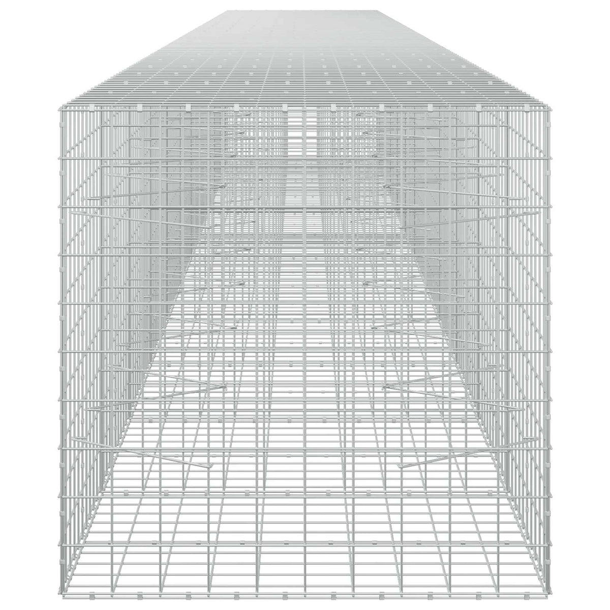vidaXL Gabion with 3.5 mm Wire and 10x10 cm Mesh 1150x100x100 cm 4