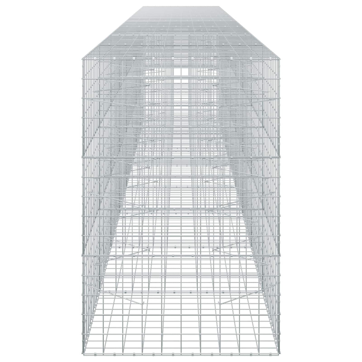 vidaXL Gabion with 3.5 mm Wire and 10x10 cm Mesh 800x100x150 cm 4