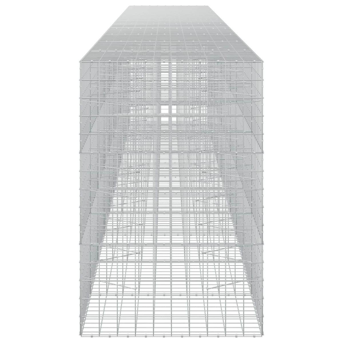 vidaXL Gabion with 3.5 mm Wire and 10x10 cm Mesh 1050x100x150 cm 4