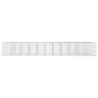 vidaXL Gabion with 3.5 mm Wire and 10x10 cm Mesh 1100x100x150 cm 3