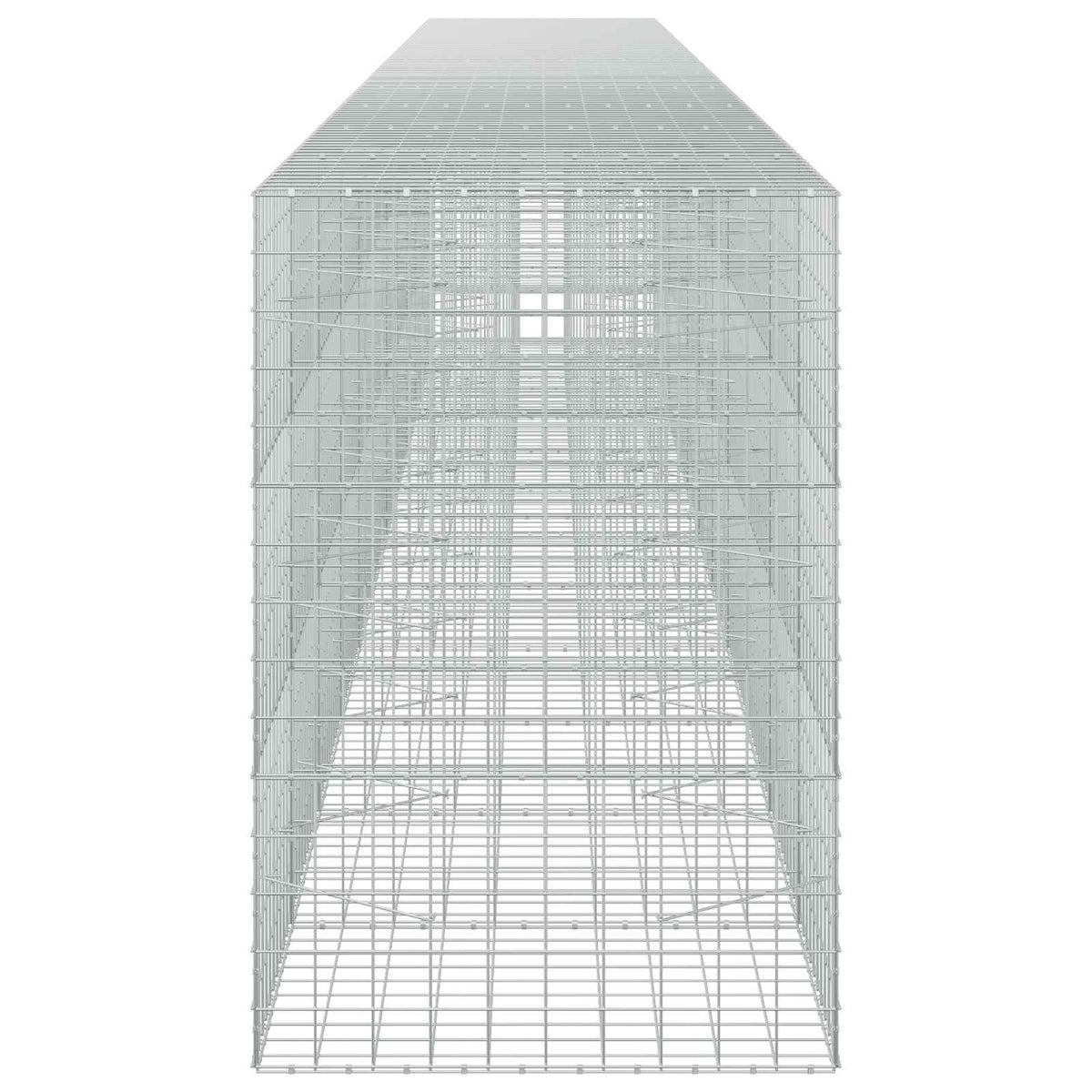vidaXL Gabion with 3.5 mm Wire and 10x10 cm Mesh 1100x100x150 cm 4