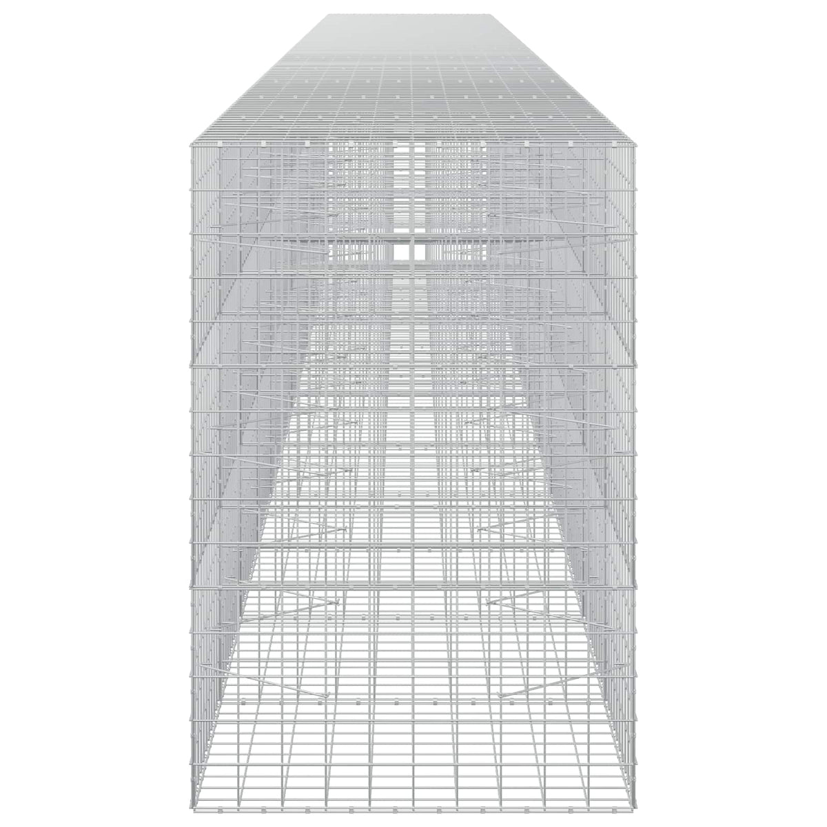 vidaXL Gabion with 3.5 mm Wire and 10x10 cm Mesh 1200x100x150 cm 4