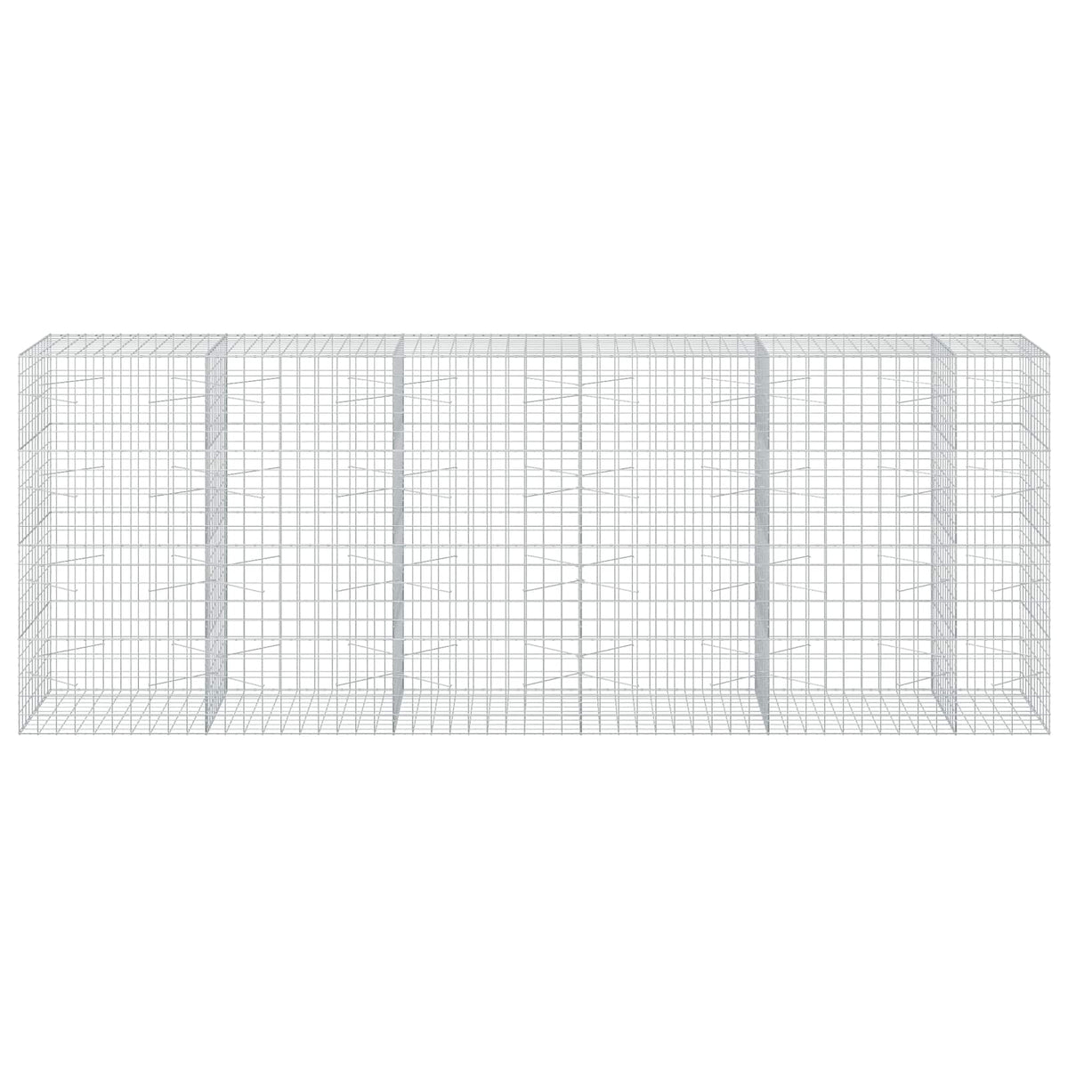 Gabion with 3.5 mm Wire and 10x10 cm Mesh 50x100x200 cm Height 200 cm Thickness 100 cm 50–1000 cm 550 cm