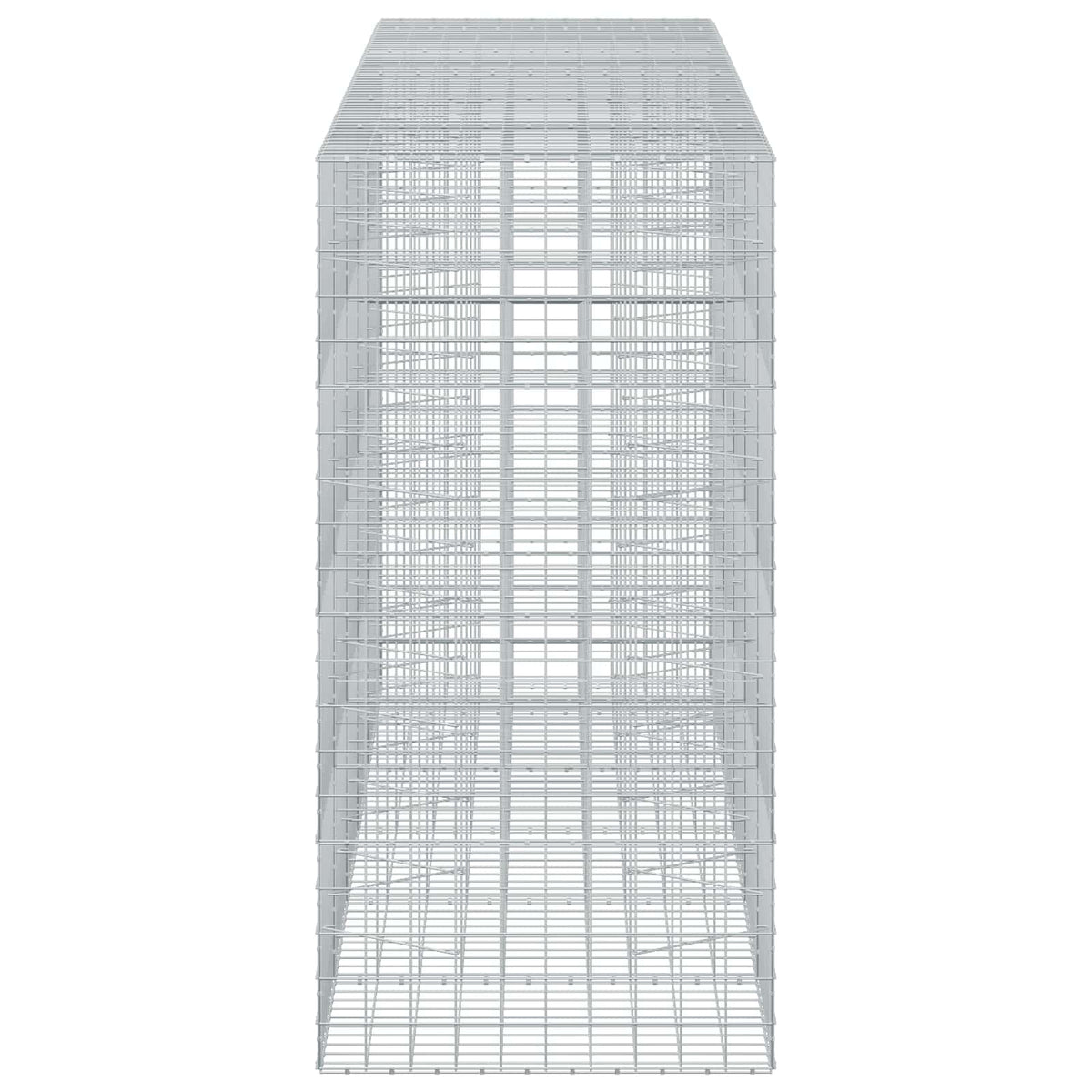 vidaXL Gabion with 3.5 mm Wire and 10x10 cm Mesh 550x100x200 cm 4