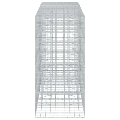 vidaXL Gabion with 3.5 mm Wire and 10x10 cm Mesh 550x100x200 cm 4