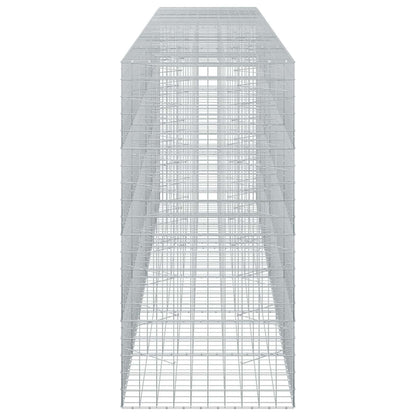 vidaXL Gabion with 3.5 mm Wire and 10x10 cm Mesh 600x100x200 cm 4