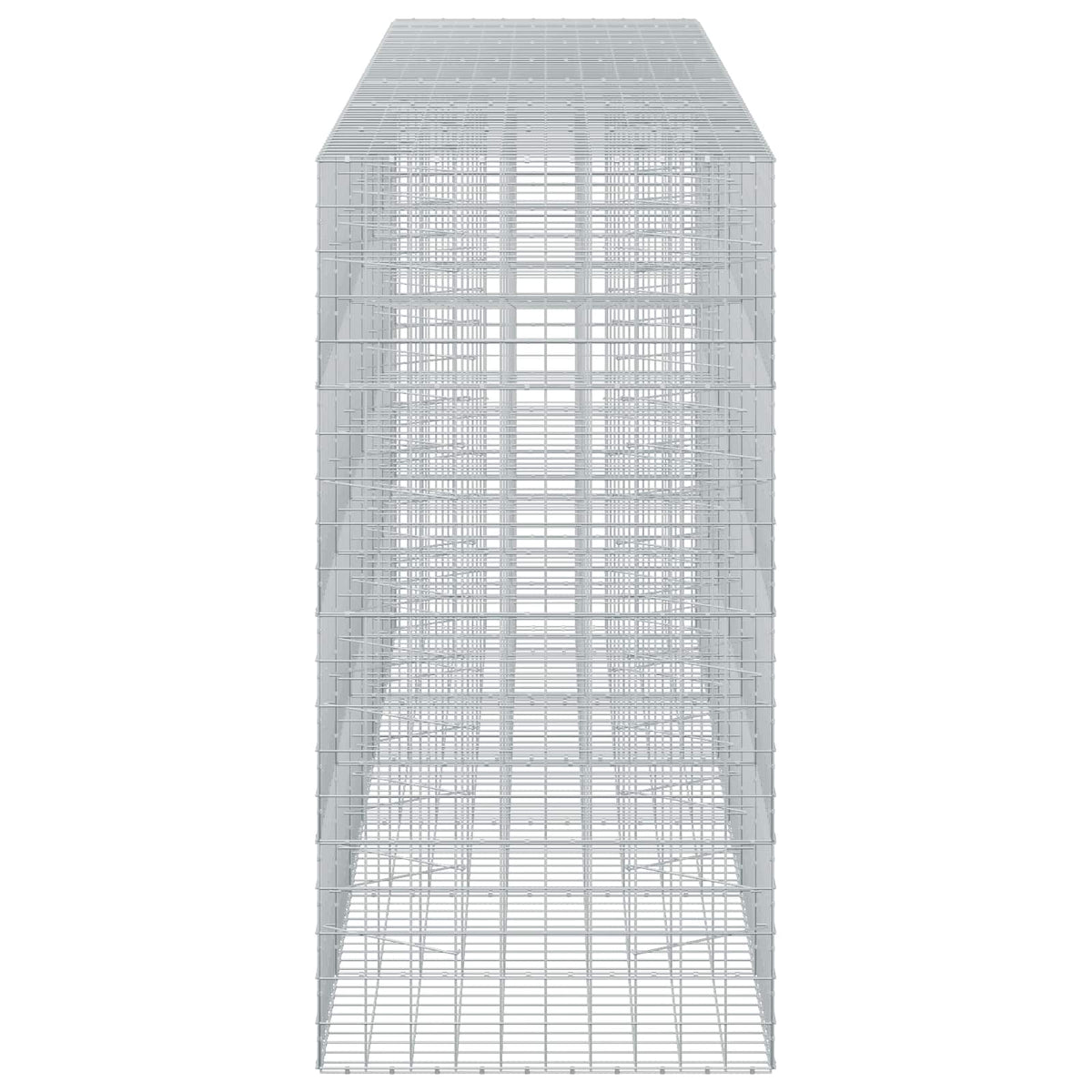 vidaXL Gabion with 3.5 mm Wire and 10x10 cm Mesh 650x100x200 cm 4