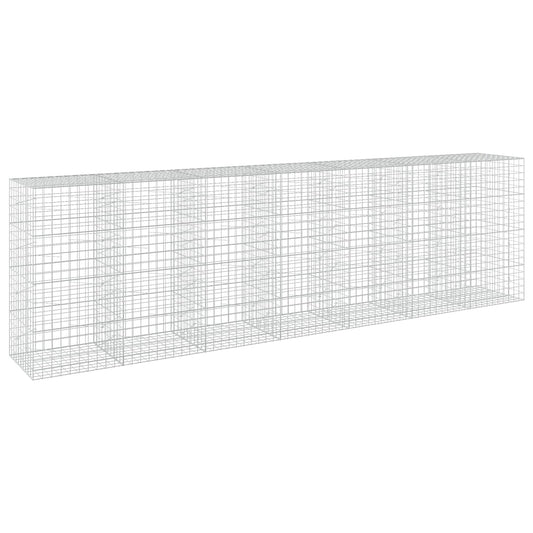 vidaXL Gabion with 3.5 mm Wire and 10x10 cm Mesh 700x100x200 cm 2