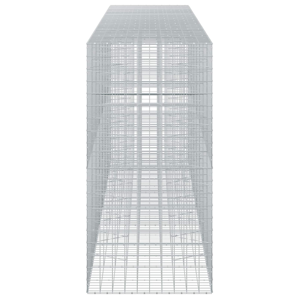 vidaXL Gabion with 3.5 mm Wire and 10x10 cm Mesh 750x100x200 cm 4