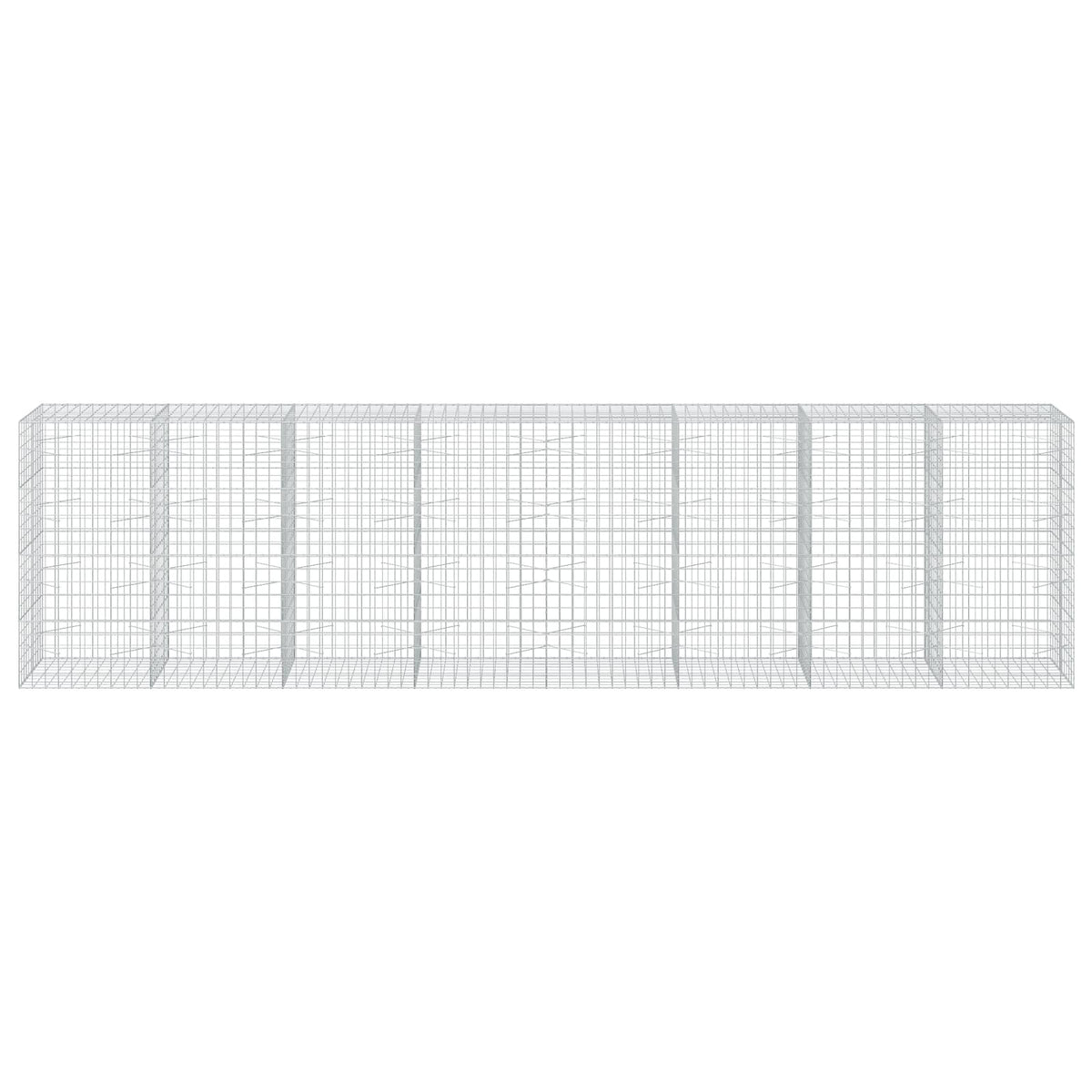 Gabion with 3.5 mm Wire and 10x10 cm Mesh 50x100x200 cm Height 200 cm Thickness 100 cm 50–1000 cm 800 cm