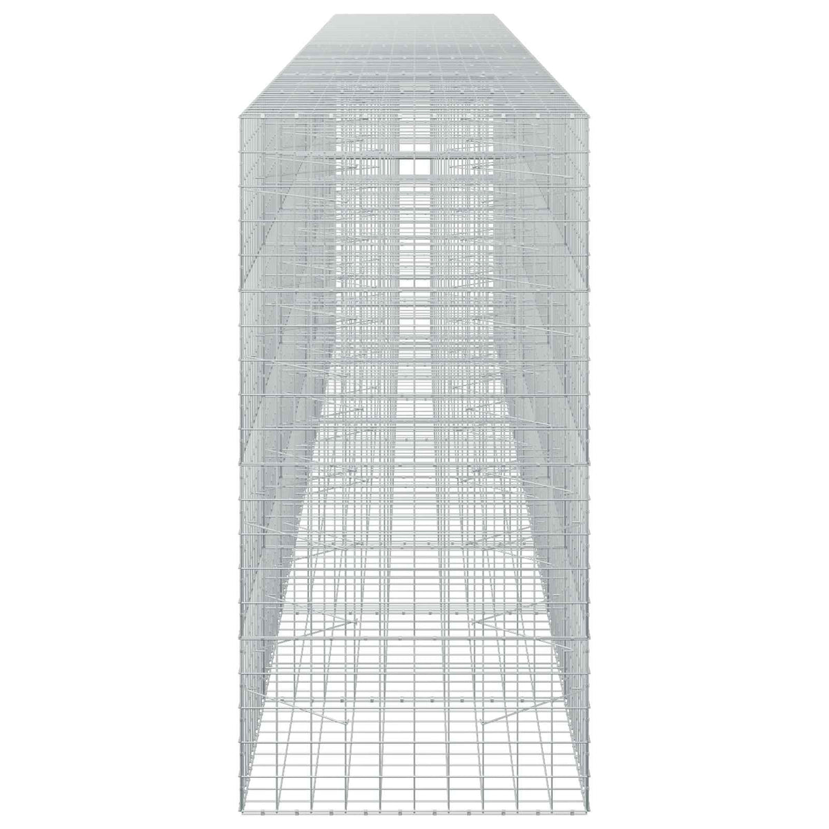 vidaXL Gabion with 3.5 mm Wire and 10x10 cm Mesh 800x100x200 cm 4