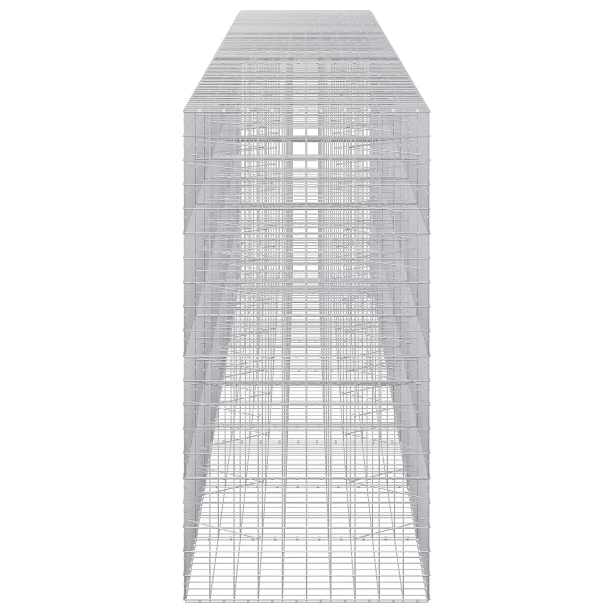 vidaXL Gabion with 3.5 mm Wire and 10x10 cm Mesh 900x100x200 cm 4