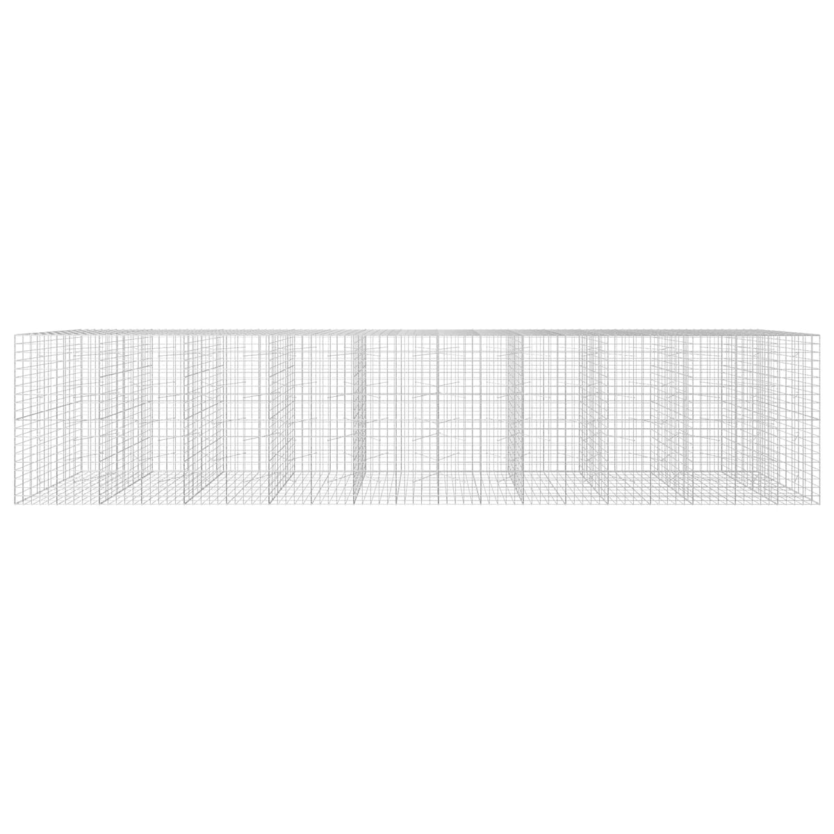 Gabion with 3.5 mm Wire and 10x10 cm Mesh 50x100x200 cm Height 200 cm Thickness 100 cm 50–1000 cm 950 cm