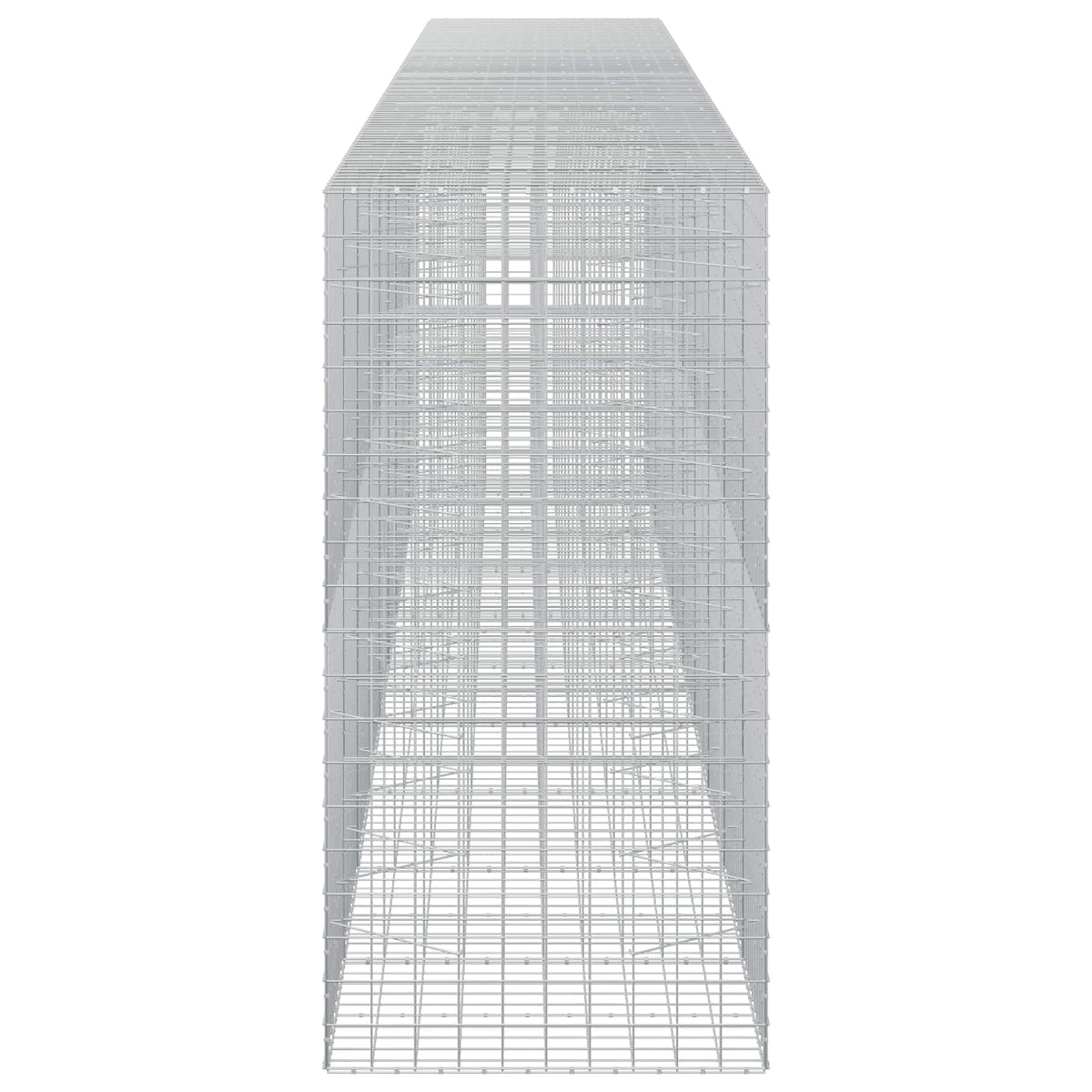 vidaXL Gabion with 3.5 mm Wire and 10x10 cm Mesh 950x100x200 cm 4