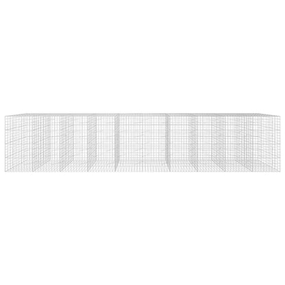 vidaXL Gabion with 3.5 mm Wire and 10x10 cm Mesh 1000x100x200 cm 3