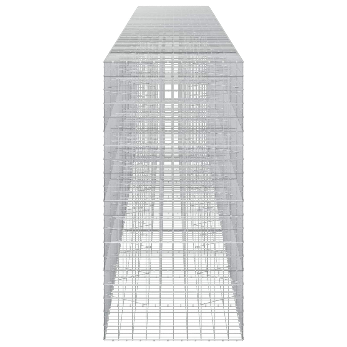 vidaXL Gabion with 3.5 mm Wire and 10x10 cm Mesh 1000x100x200 cm 4