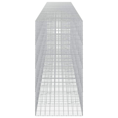 vidaXL Gabion with 3.5 mm Wire and 10x10 cm Mesh 1000x100x200 cm 4