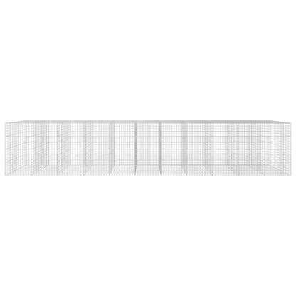 vidaXL Gabion with 3.5 mm Wire and 10x10 cm Mesh 1100x100x200 cm 3