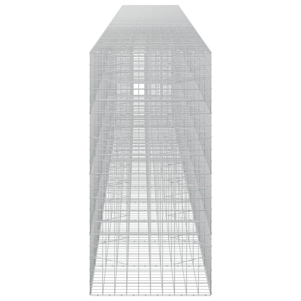 vidaXL Gabion with 3.5 mm Wire and 10x10 cm Mesh 1200x100x200 cm 4