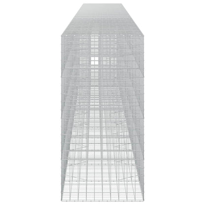 vidaXL Gabion with 3.5 mm Wire and 10x10 cm Mesh 1200x100x200 cm 4