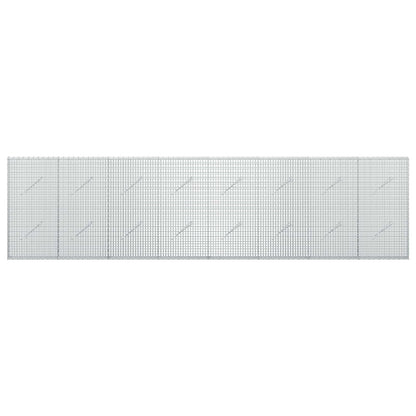 vidaXL Gabion with 5 mm Wire and 5x2.5 cm Mesh 400x10x100 cm 3